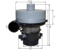 Preview: Vacuum motor for Numatic TTB 4045