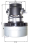 Preview: Saugmotor 230 V 1100 W zweistufig TP Akustik