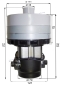 Preview: Vacuum motor for Fimap MMg 72 BTX