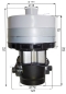 Preview: Vacuum motor for Cleanfix RA 535 IBCT