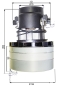 Preview: Vacuum motor for Gansow CT 110 BT 70