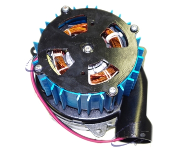 Brushless Saugmotor 36 V 550 W dreistufig mit Seitenrohr