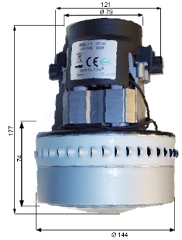 Vacuum motor SachVac Dynamic 1.6