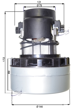 Saugmotor Numatic TT 665 - TT 6650