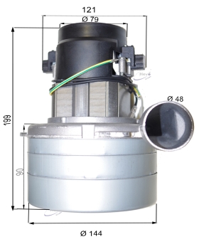 Vacuum motor Unelvent Saphir 300