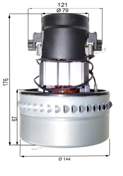 Vacuum motor Nilfisk Centix 60
