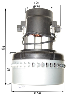 Saugmotor 230 V 1100 W zweistufig TP