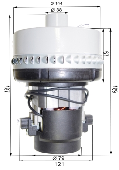 Vacuum Motor Fimap EMX 50 BT