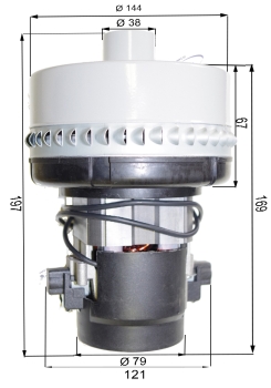 Vacuum Motor NSS 1708 CB