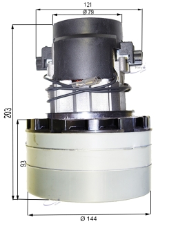 Vacuum motor Tennant 490