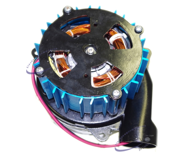 Brushless Vacuum motor 24 V 350 W three stage tangential + nozzle