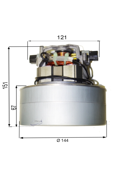 Saugmotor 230 V 1100 W zweistufig TP