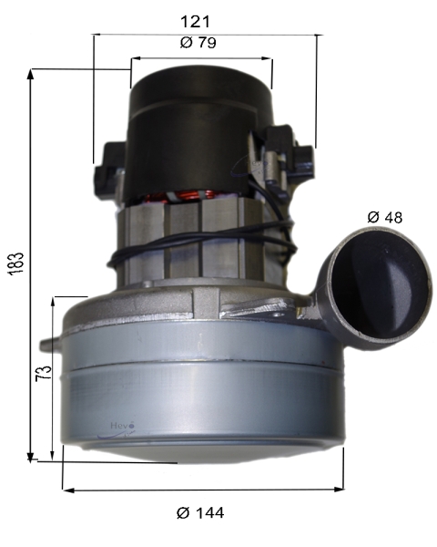 Vacuum motor Duovac SYM-04E