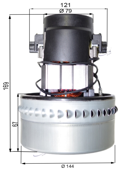 Vacuum motor Nilfisk-Alto SB Tandem