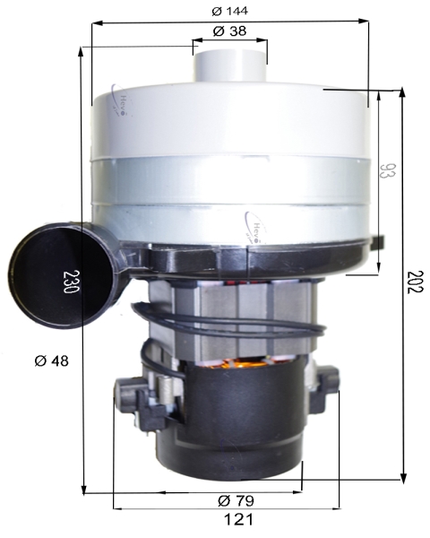 Saugmotor Hako Hakomatic BR 53