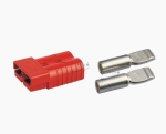 Stecker CB50 Saugmotor - Batterie rot incl. 2 Hülsen